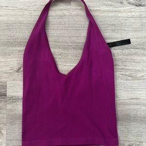 Purple halter top from out and under, a brand under Urban Outfitters. SIZE XS